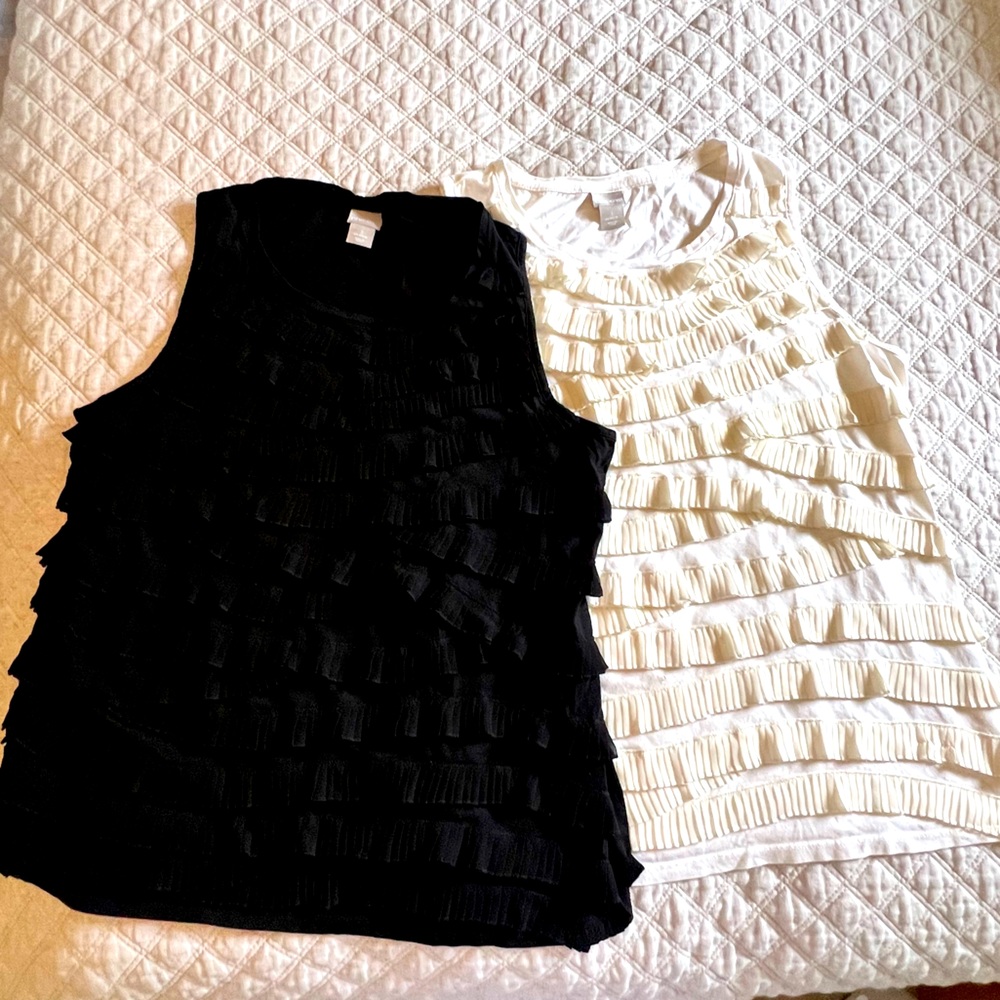 Two beautiful Chicos tops